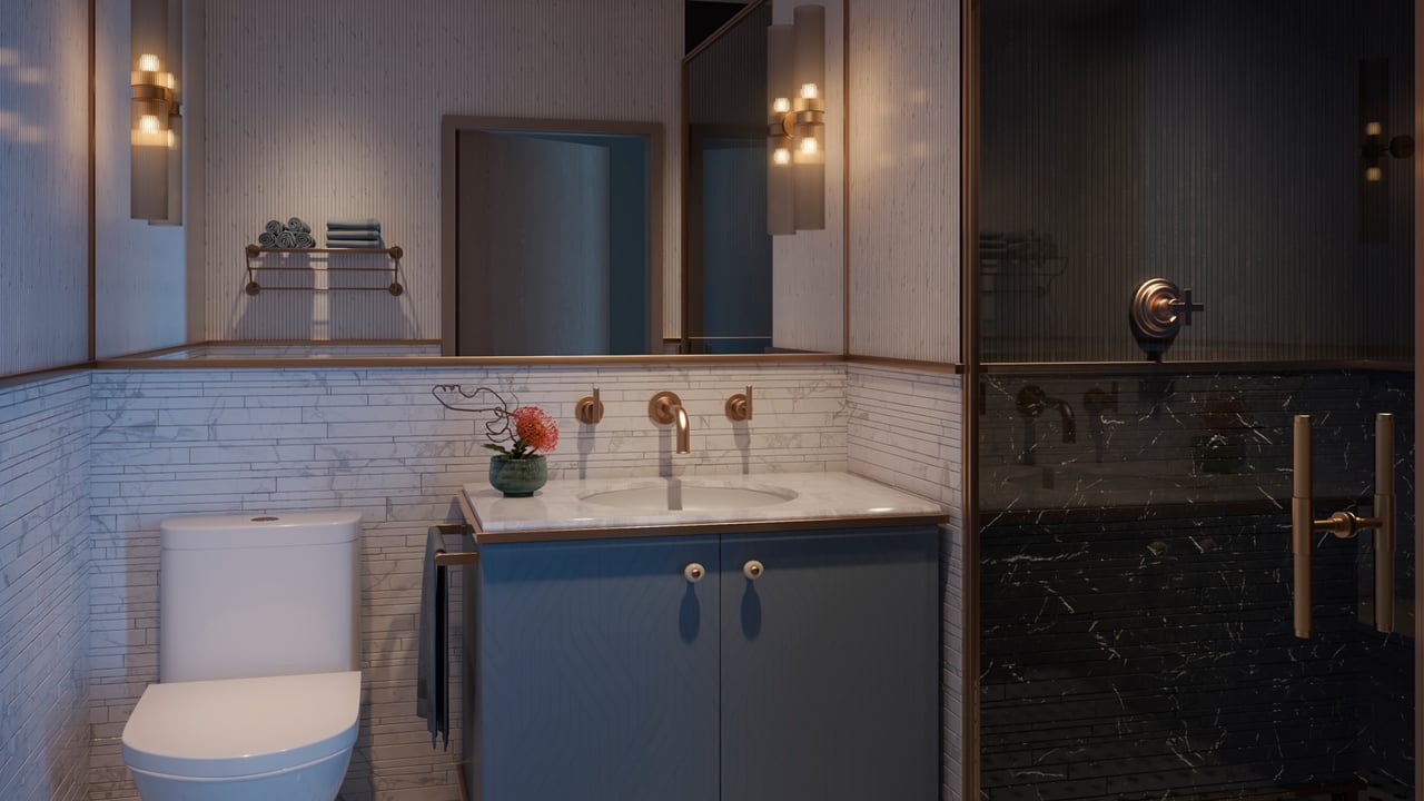One West Twelve Residences bathroom 