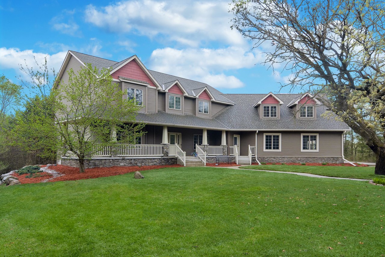 Custom 2-Story Walkout Nestled on 3 Acres