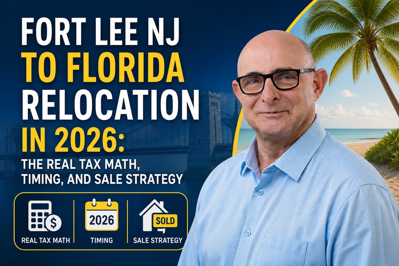Fort Lee NJ to Florida Relocation in 2026: The Real Tax Math, Timing, and Sale Strategy