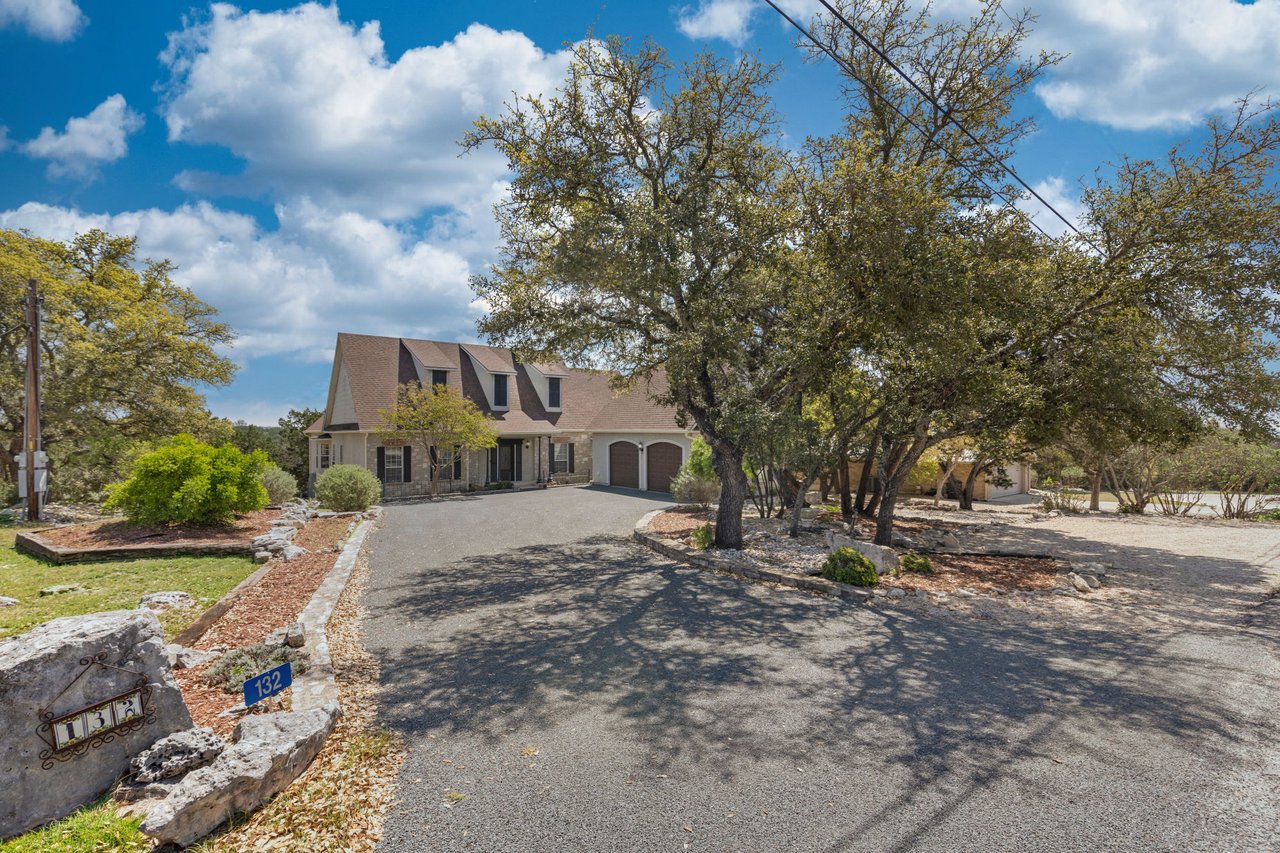 Hill Country Home in Northwest Hills | 3 Bed | 2.5 Bath | ±2,700 Sq Ft | ±0.80 Acres | Kerrville, TX