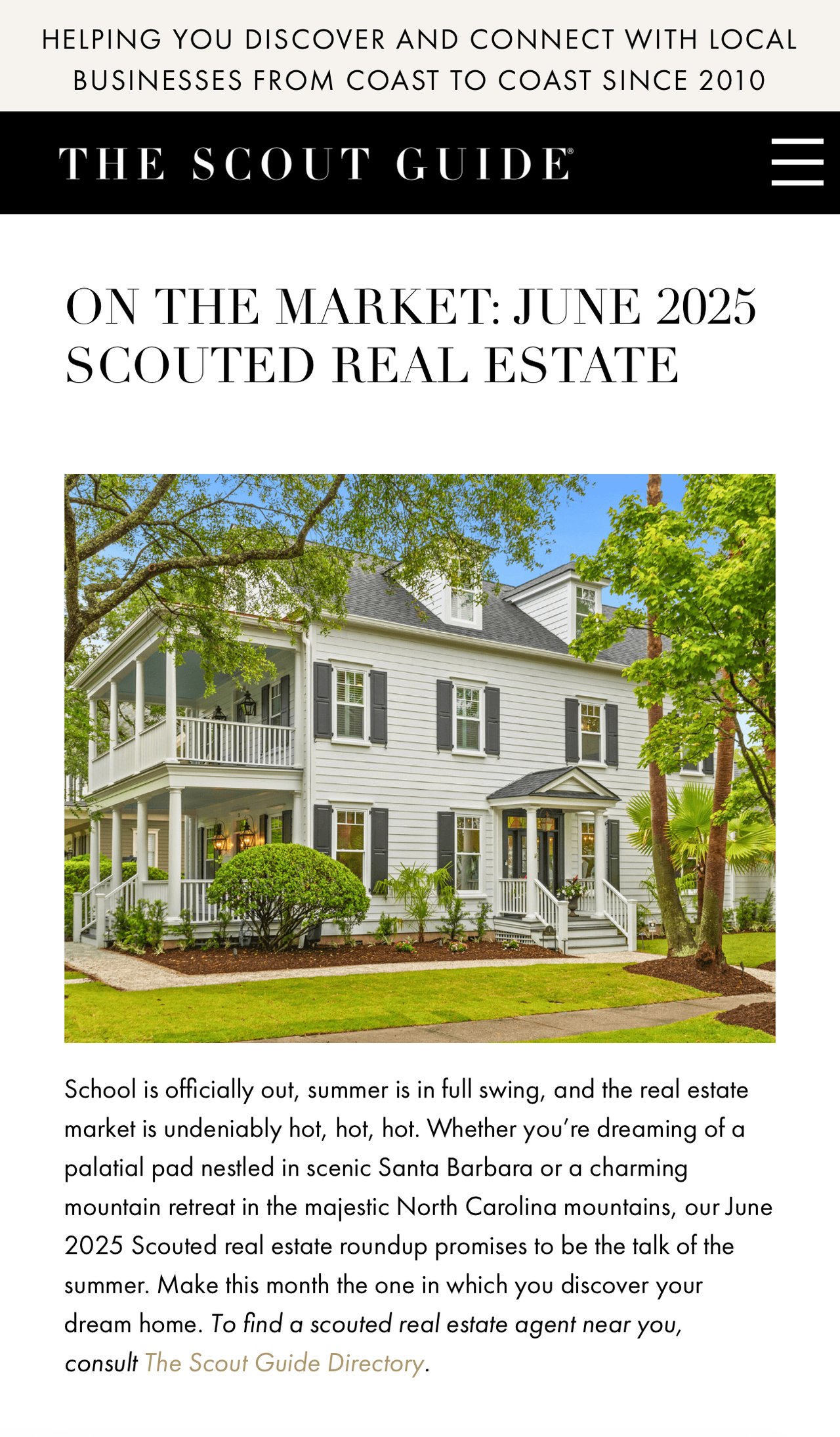 Scouted Island House