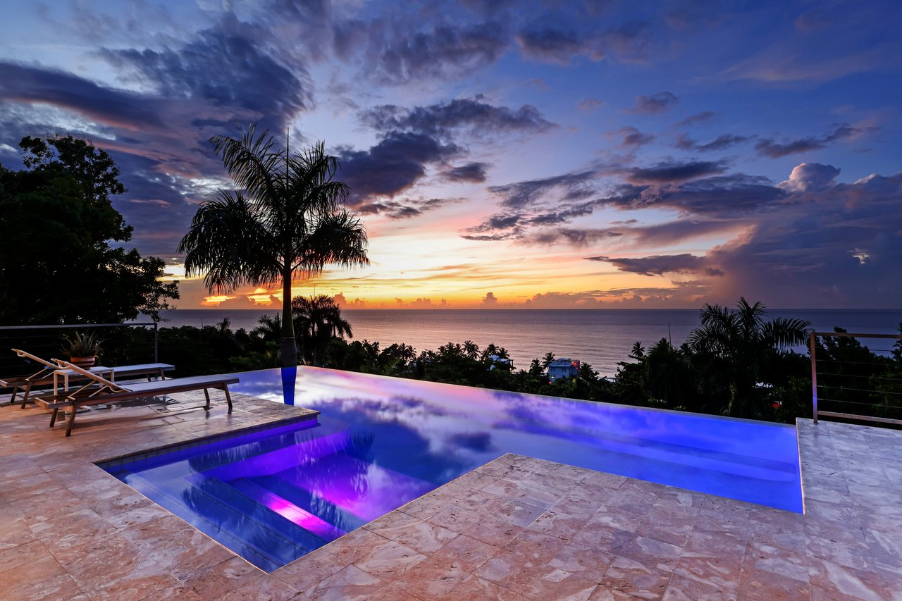 Casa Azul, Rincón PR                  Luxury Modern Hilltop & Ocean Views