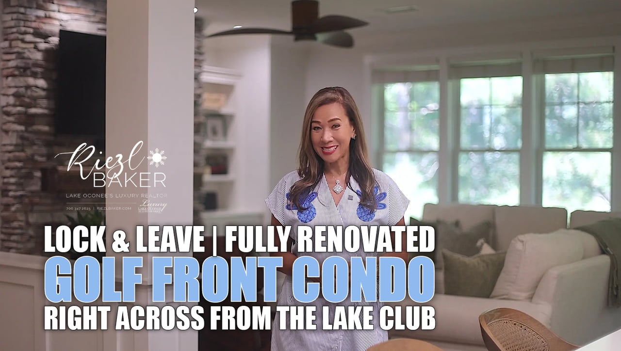 Fully Renovated Golf View Condo Steps to the Lake Club in Reynolds Lake Oconee