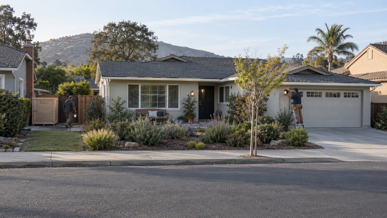 A well-kept Central Coast rental shows subtle signs of one tenancy ending while remaining ready to return quickly to the local rental market.