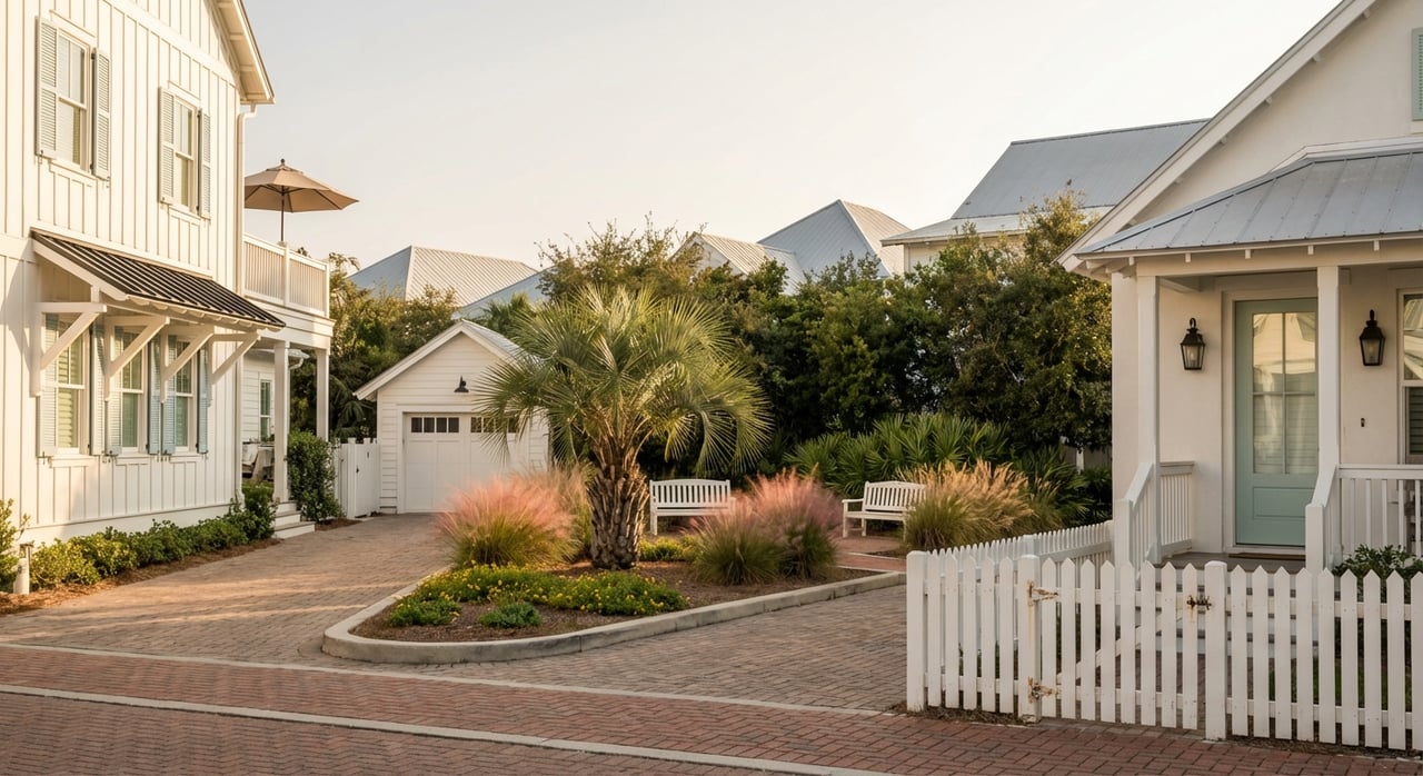 WaterColor Home Styles And Neighborhood Pockets