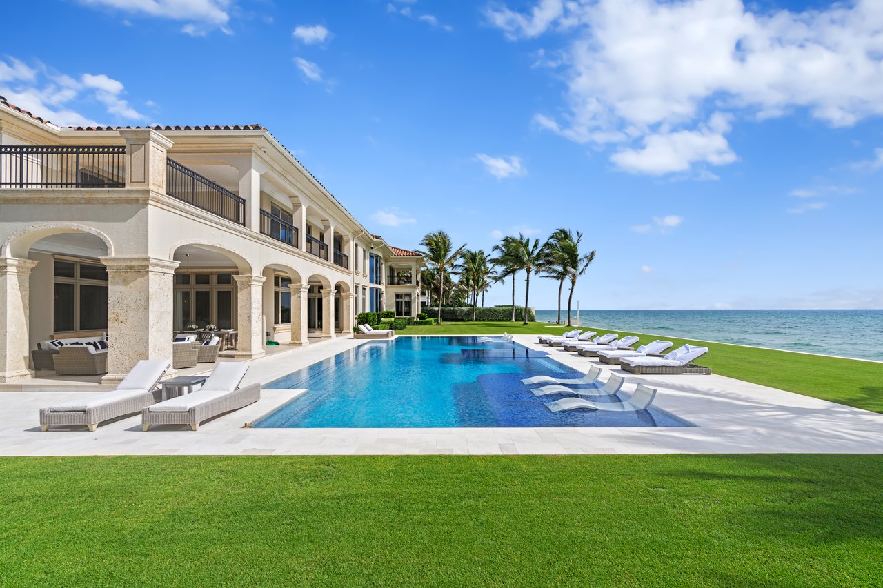 Mediterranean Ocean-To-Lake Estate in Manalapan