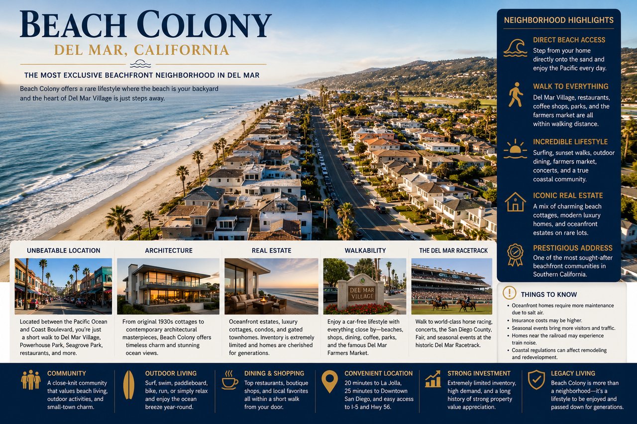 The Ultimate Guide to Beach Colony, Del Mar