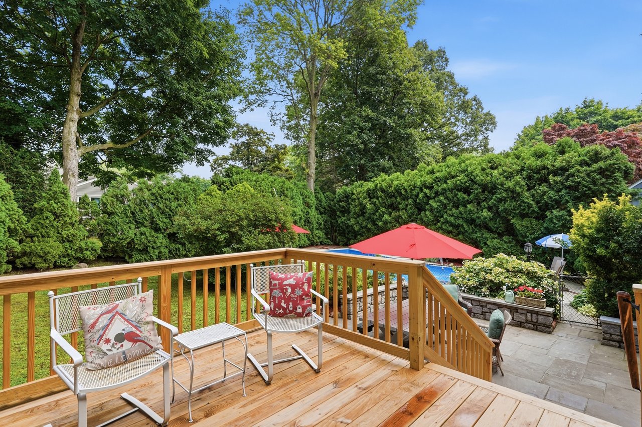 Leading to patio and in ground pool