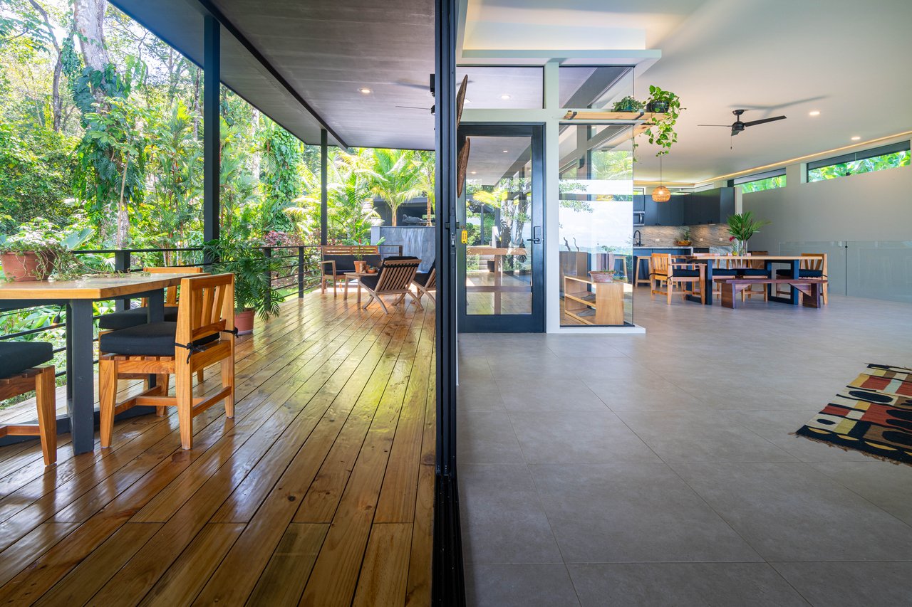 Escaleras Modern Elegance with Ocean Views and Jungle Tranquility, Dominical Costa Rica