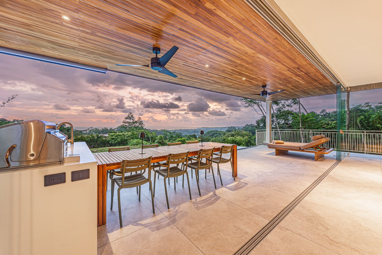 New contemporary tropical villa boasts with a movie theater and views of the iconic whale’s tail