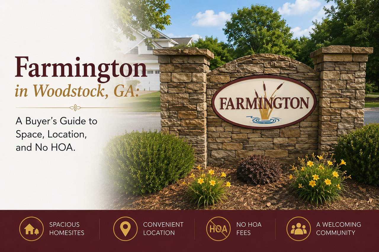 Farmington in Woodstock, GA: A Buyer's Guide to Space, Location, and No HOA cover