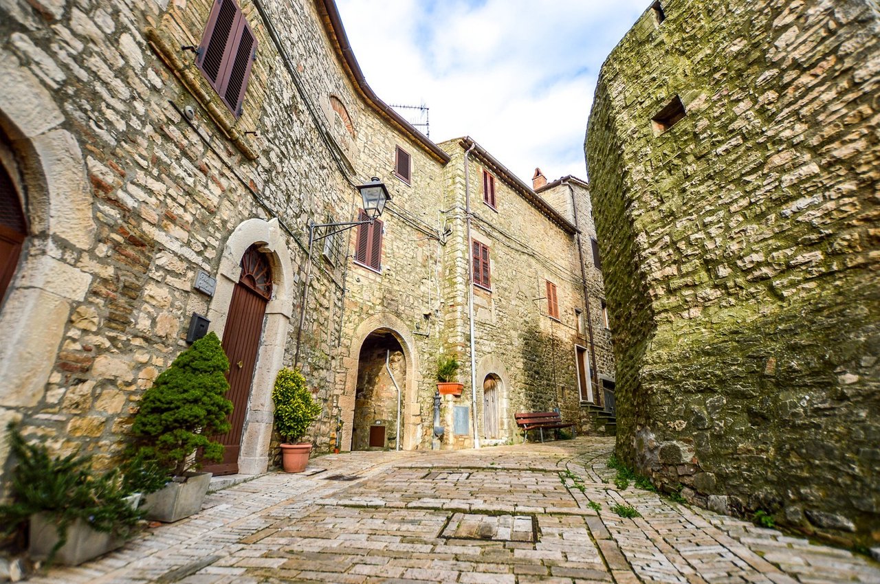 Medieval Borgo Near Todi