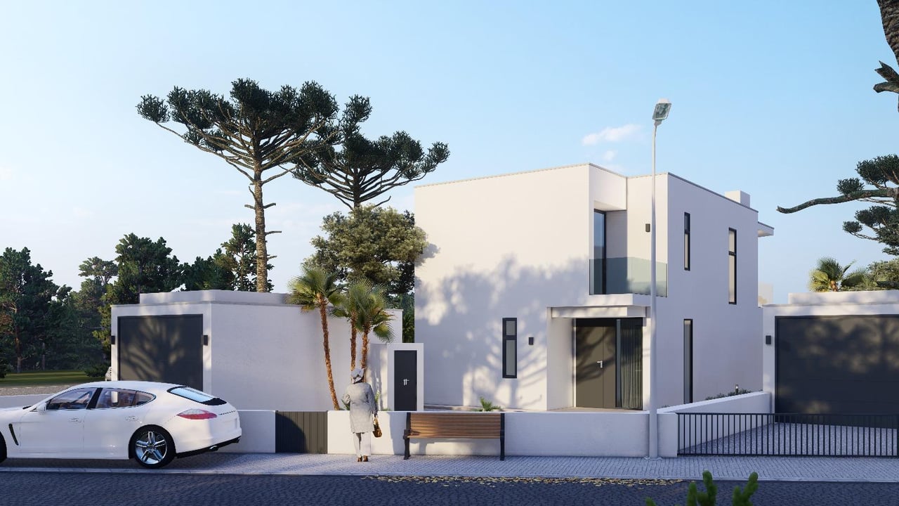 Plot with Approved Project for 12 Modern Villas in Sesimbra – Near Praia do Meco