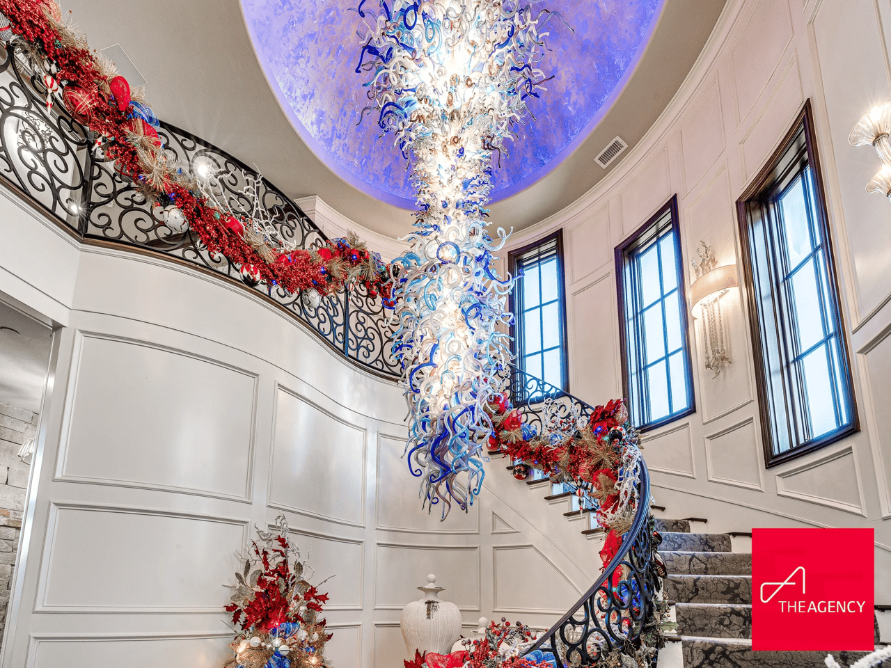 Sleighing the Season: A Christmas Luxury Home Photoshoot at OKC's Viral Estate - Wyatt Poindexter - The Agency