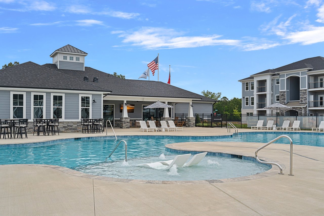 Pool and Pool Deck at Hatcher Creek in Oxford, NC