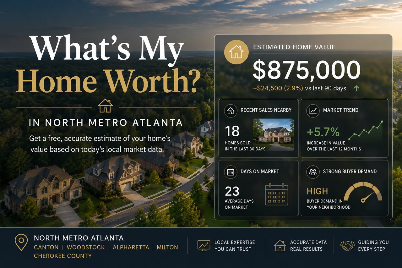 What's My Home Worth in North Metro Atlanta? cover