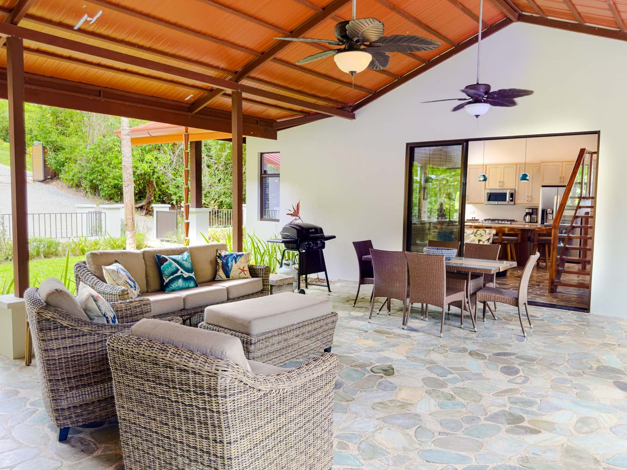 Luxury 3-Bedroom Waterfall-View Home