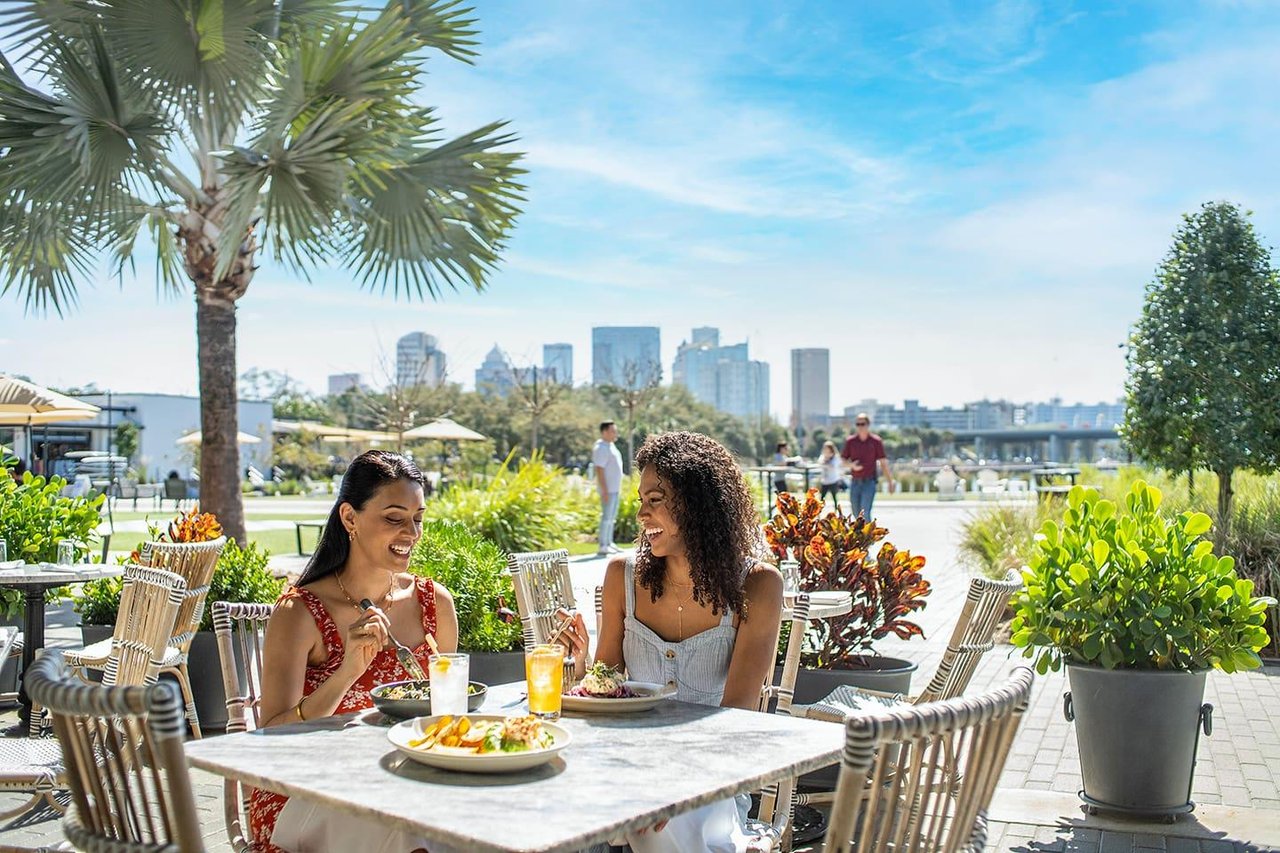 Waterfront brunch with scenic views in Tampa Bay Florida