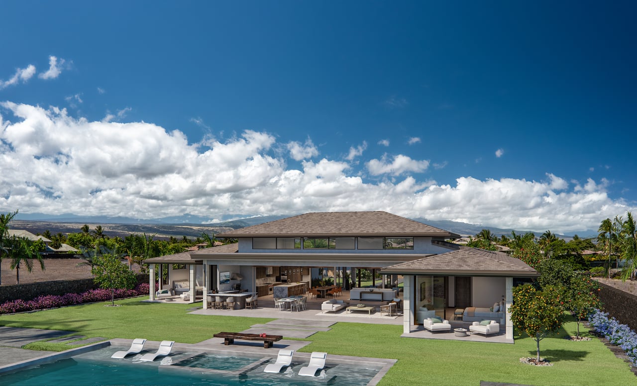 MAUNA LANI OCEANVIEW ESTATE - 6 BEDROOM 6 BATHROOM - VACATION RENTAL POTENTIAL - 