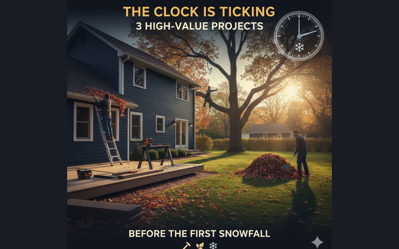 The Clock Is Ticking: 3 High-Value Projects to Complete Before the First Snowfall