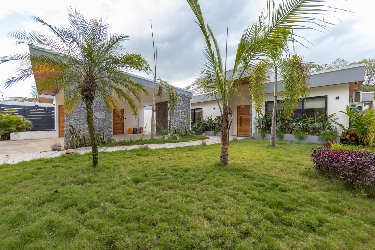 Casa Guacamaya Roja Lot B20 | Elegant 4-Bedroom Home with Pool & Outdoor Kitchen, Steps from Playa Grande Beach, Costa Rica