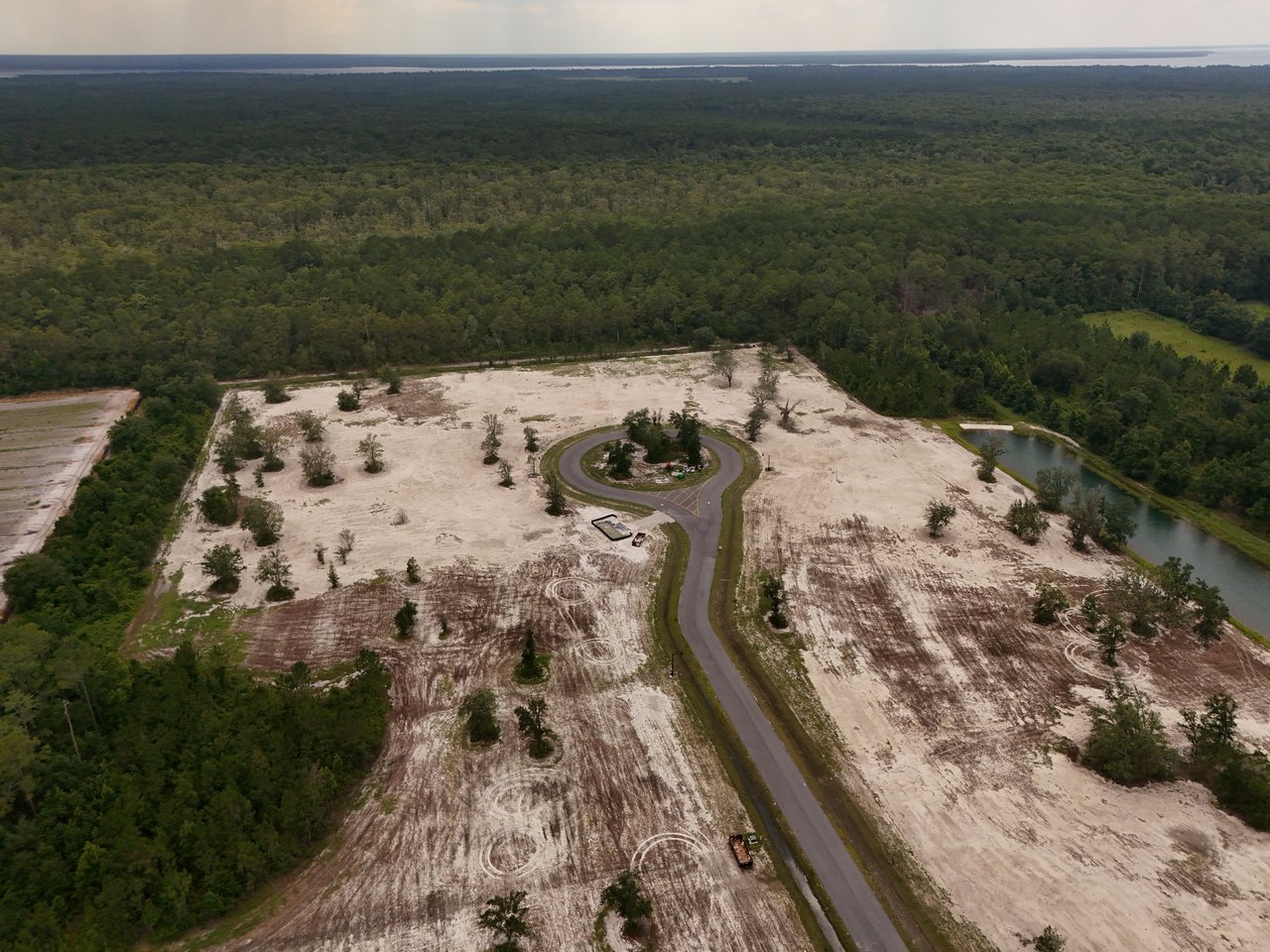 Scenic Aerial View of Iron Branch New Construction Development