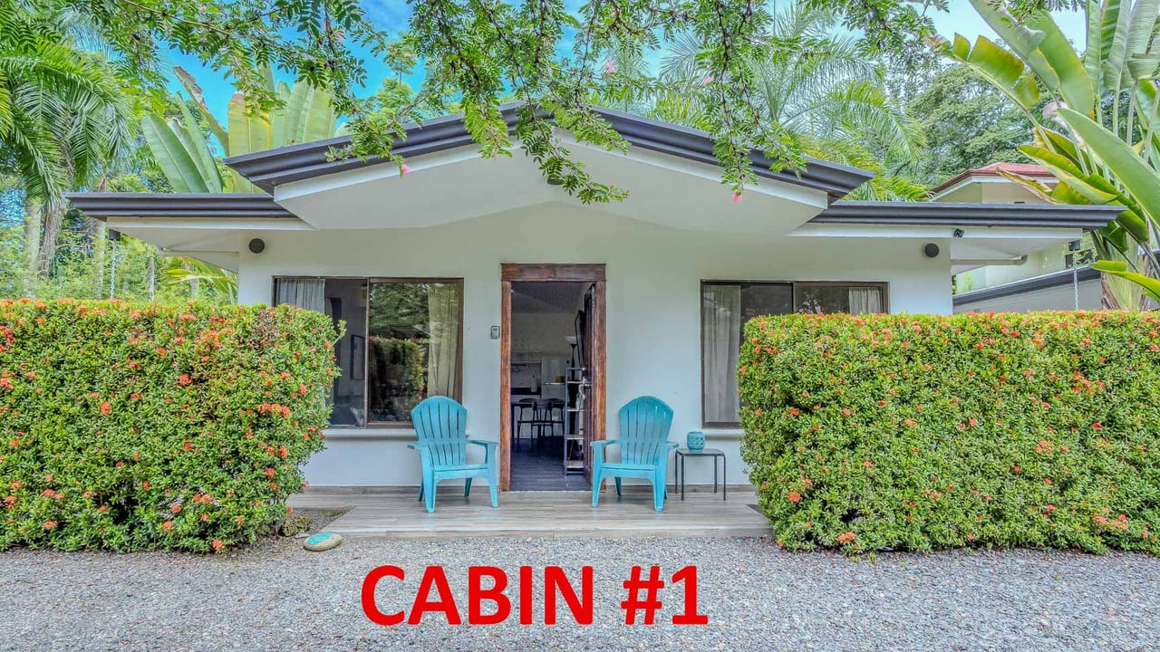 Tropical 3-Cabin Home with Pool and Gardens in the Heart of Uvita