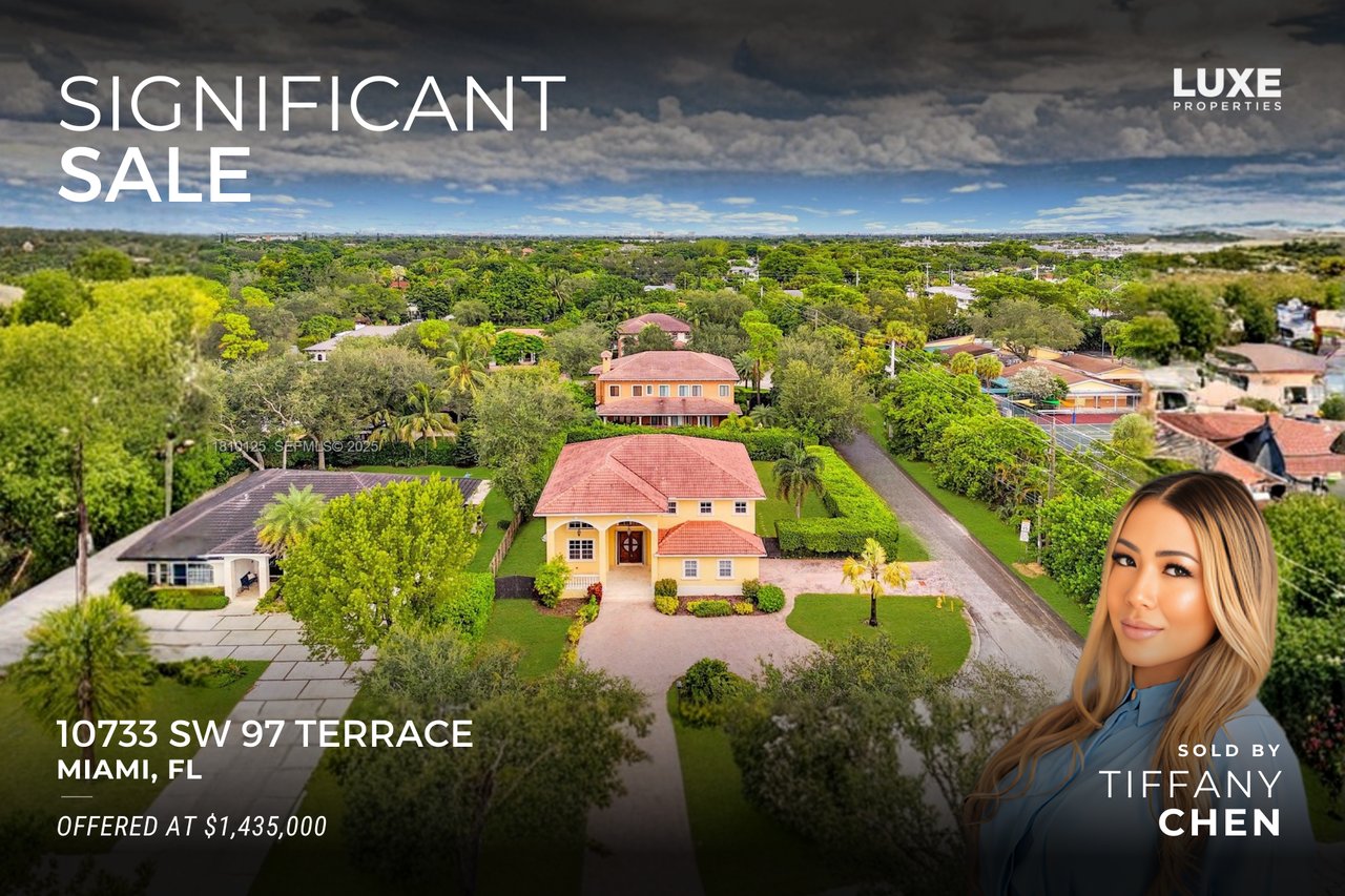 Significant Sale: 10733 SW 97 Terrace, Miami, FL | Recently Sold Property in Miami, FL