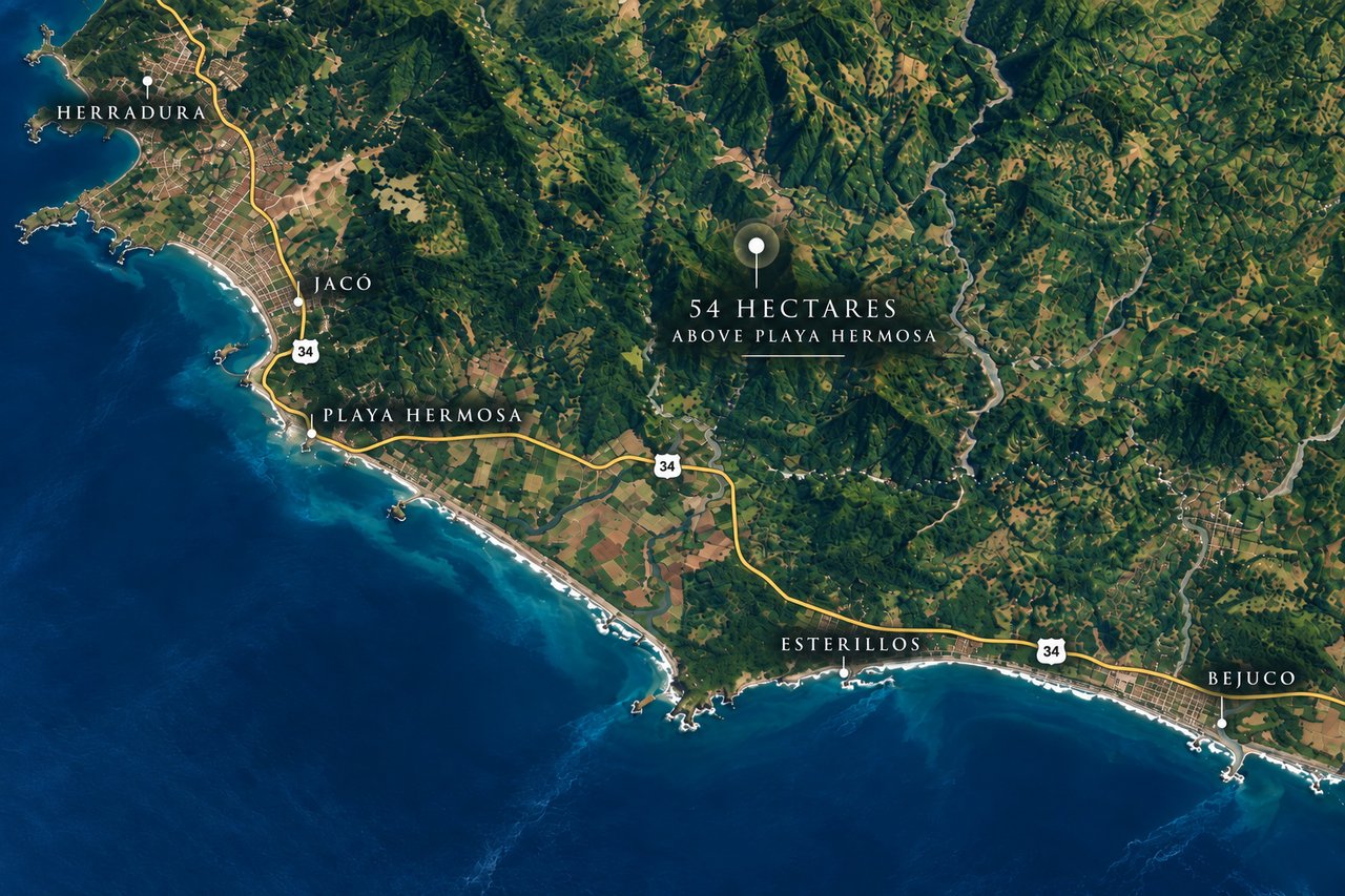 Ocean View Ridge Farm | 135-Acre Estate Near Playa Hermosa, Jacó