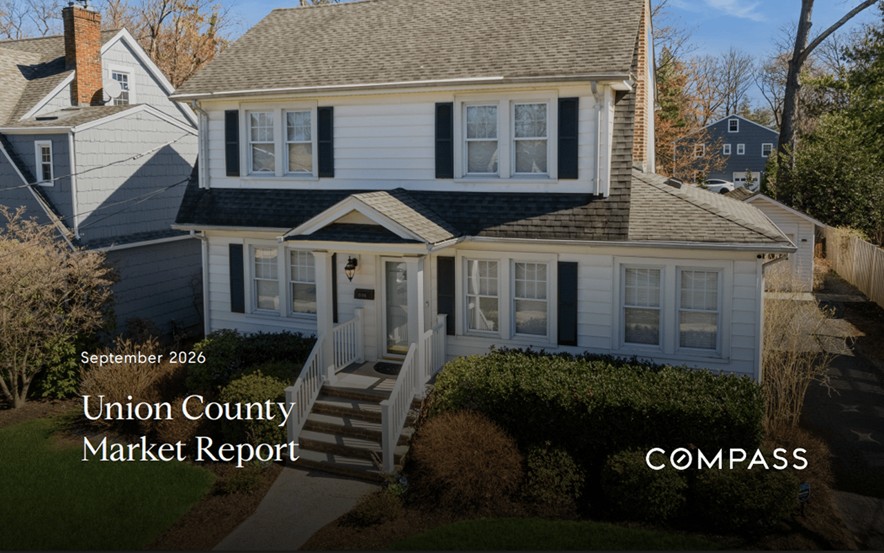 Union County Market Report, September 2026, featuring a house and Compass branding.