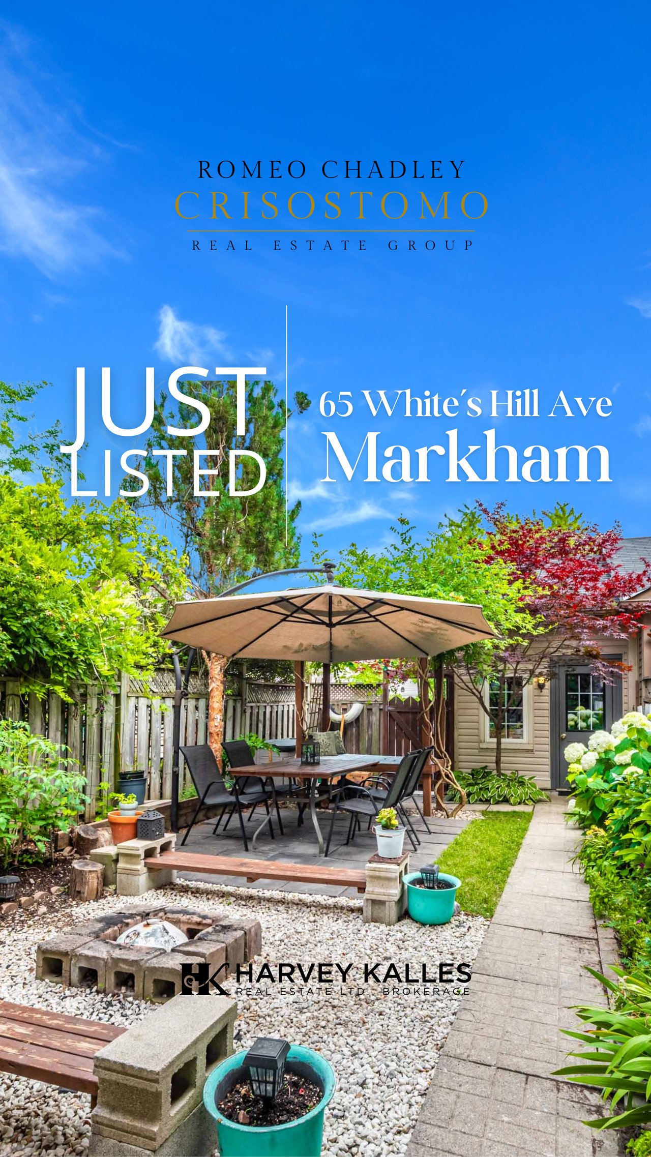 Just Listed For Sale: 65 White's Hill Ave, Markham