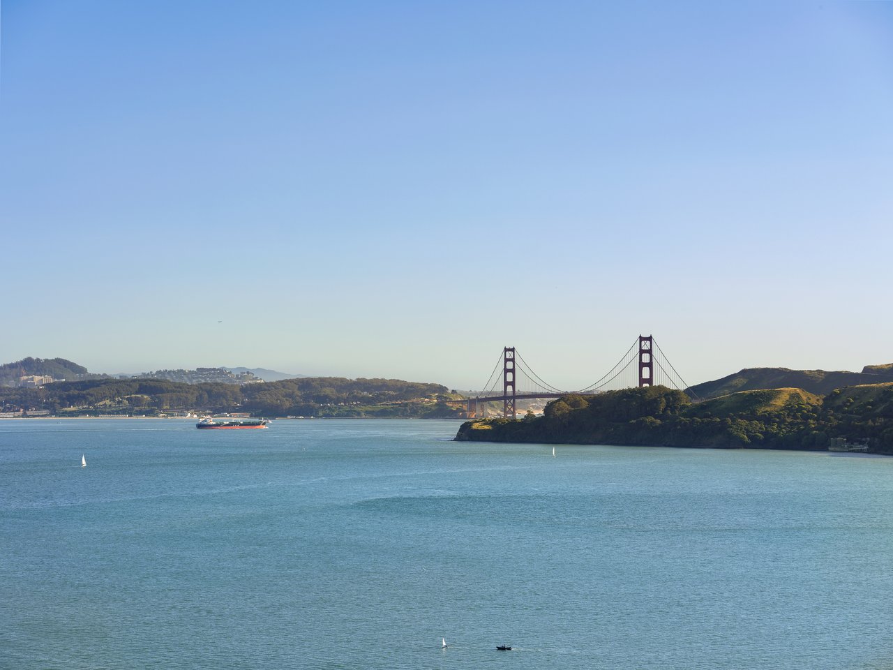 Exceptional Setting with views spanning San Francisco, the Golden Gate Bridge, Sausalito, and across the bay