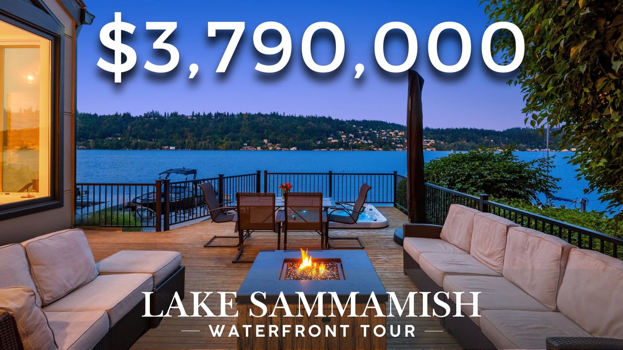 Tour This Stunning Lake Sammamish Waterfront Home | Bellevue Luxury Real Estate