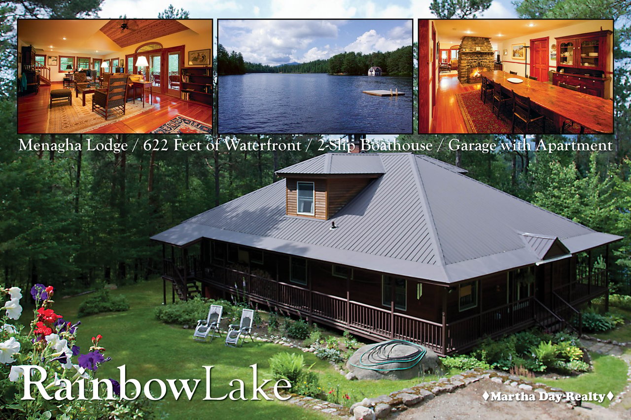 Menagha Lodge Rainbow Lake NY |Sold by Peter Day