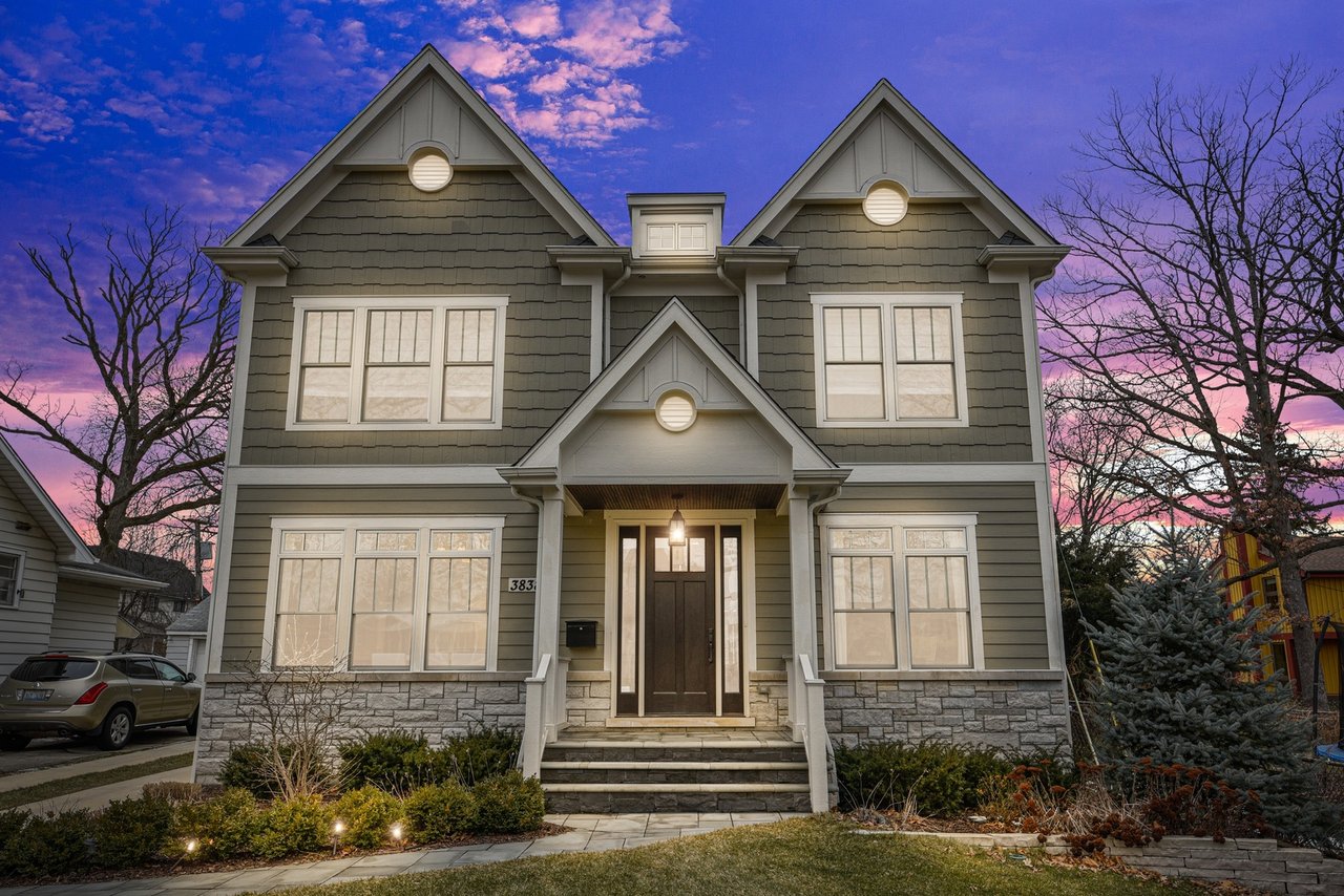 charming home in the coveted Old Town area of Western Springs is spectacular