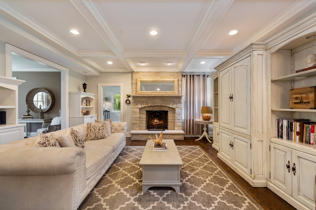 Timeless elegance meets transitional flair in builder's own award winning home