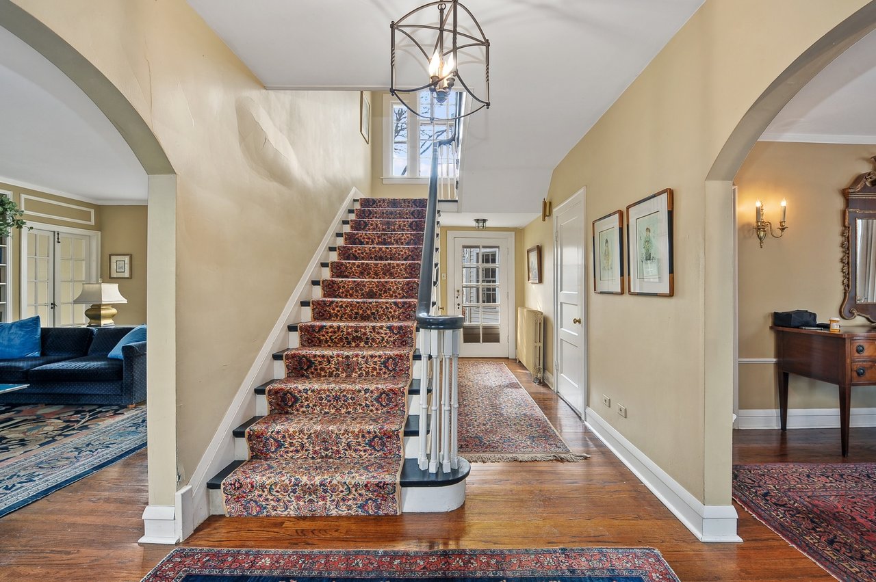 This classic home gives a warm welcome