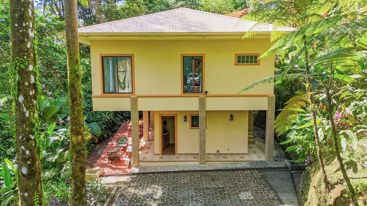 3 Bedroom Rainforest Home in Ojochal With River & Waterfall | 3.5 Acres Private