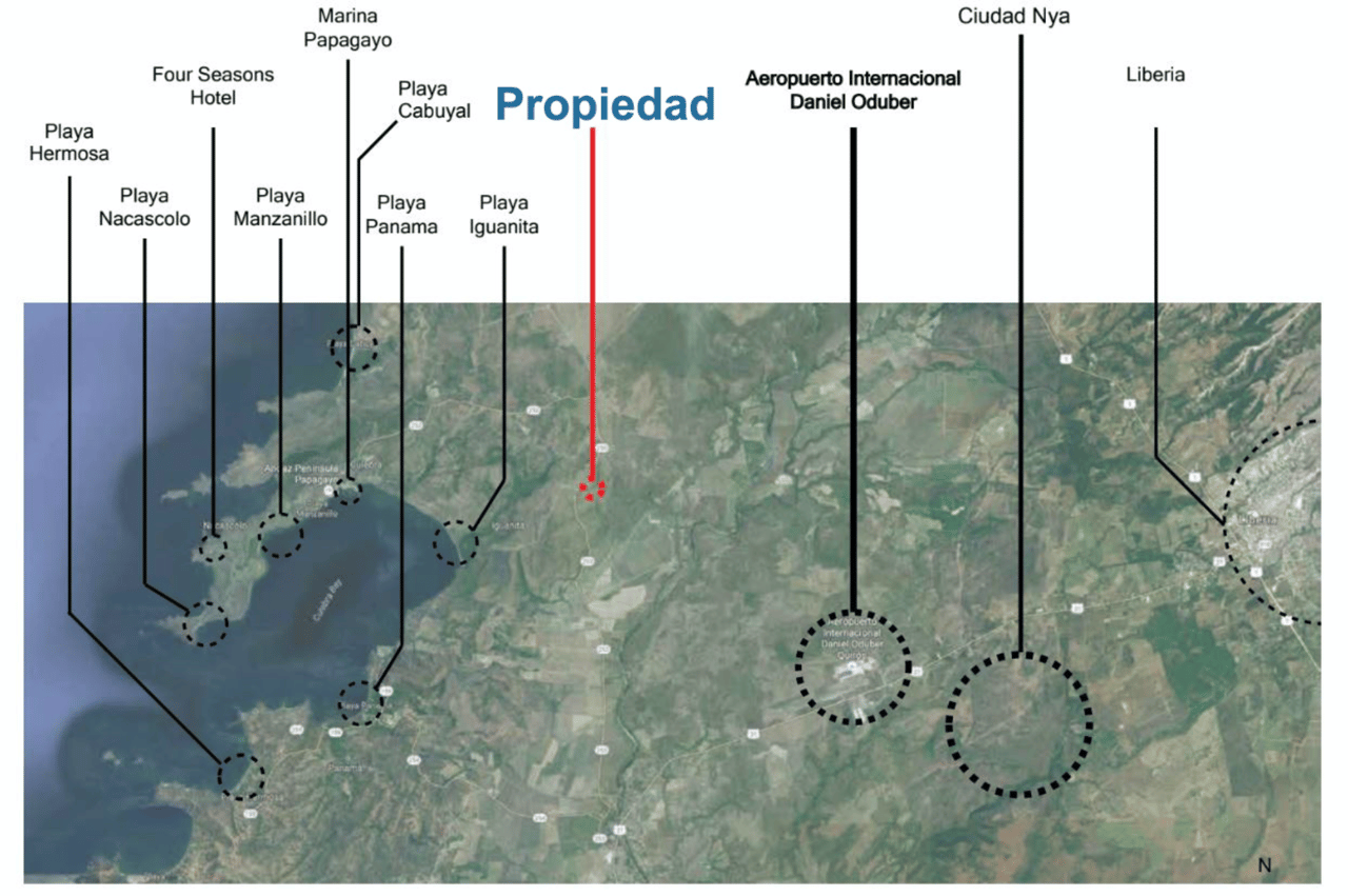 Prime 24 Acre Commercial Lot Near Papagayo Peninsula