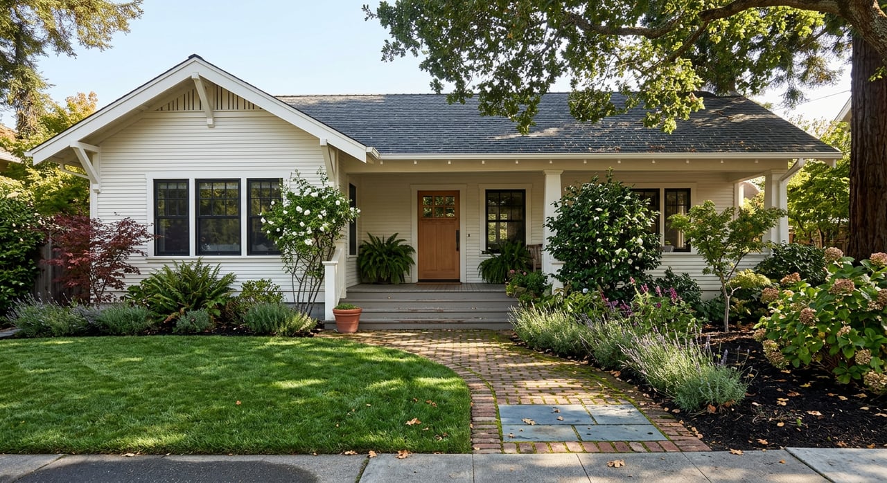 Architecture And Garden Charm In San Mateo Park