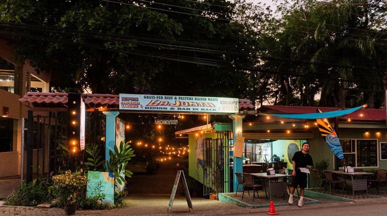 0.23 ACRES – Multi-Business Property In The Heart Of Dominical – Restaurant, 4 Cabins & Commercial Rental!!!!