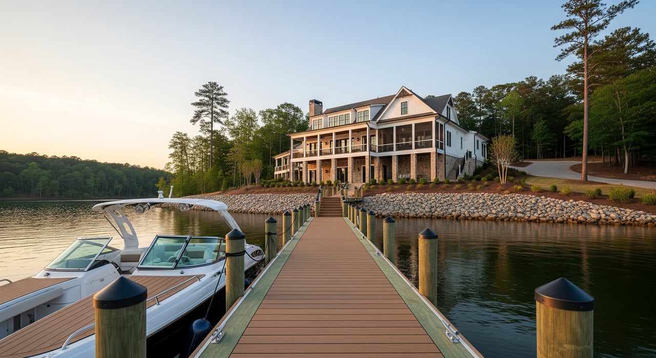 Waterfront vs. Water View Living in Mooresville