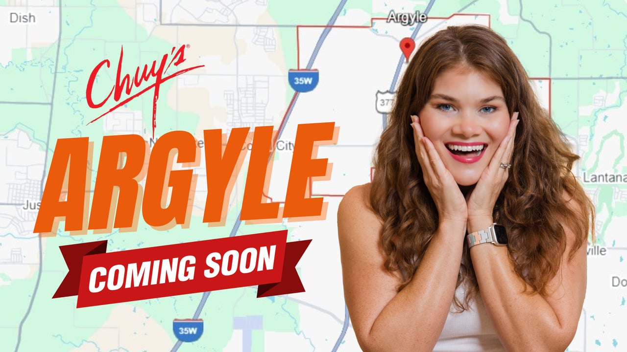 Paige Miranda announces Chuy's Tex-Mex coming to Argyle Texas 2026