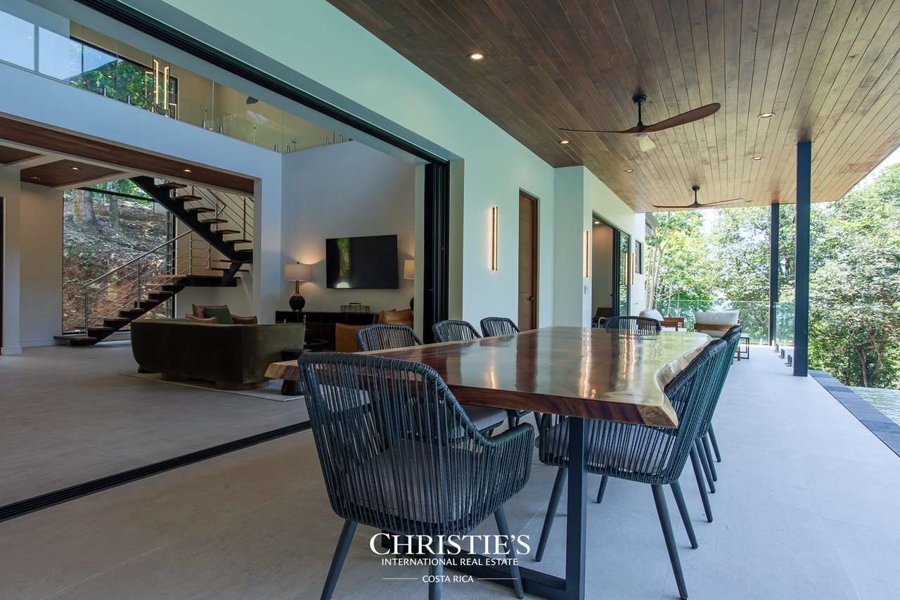 Modern Tropical Ocean & Mountain View Home