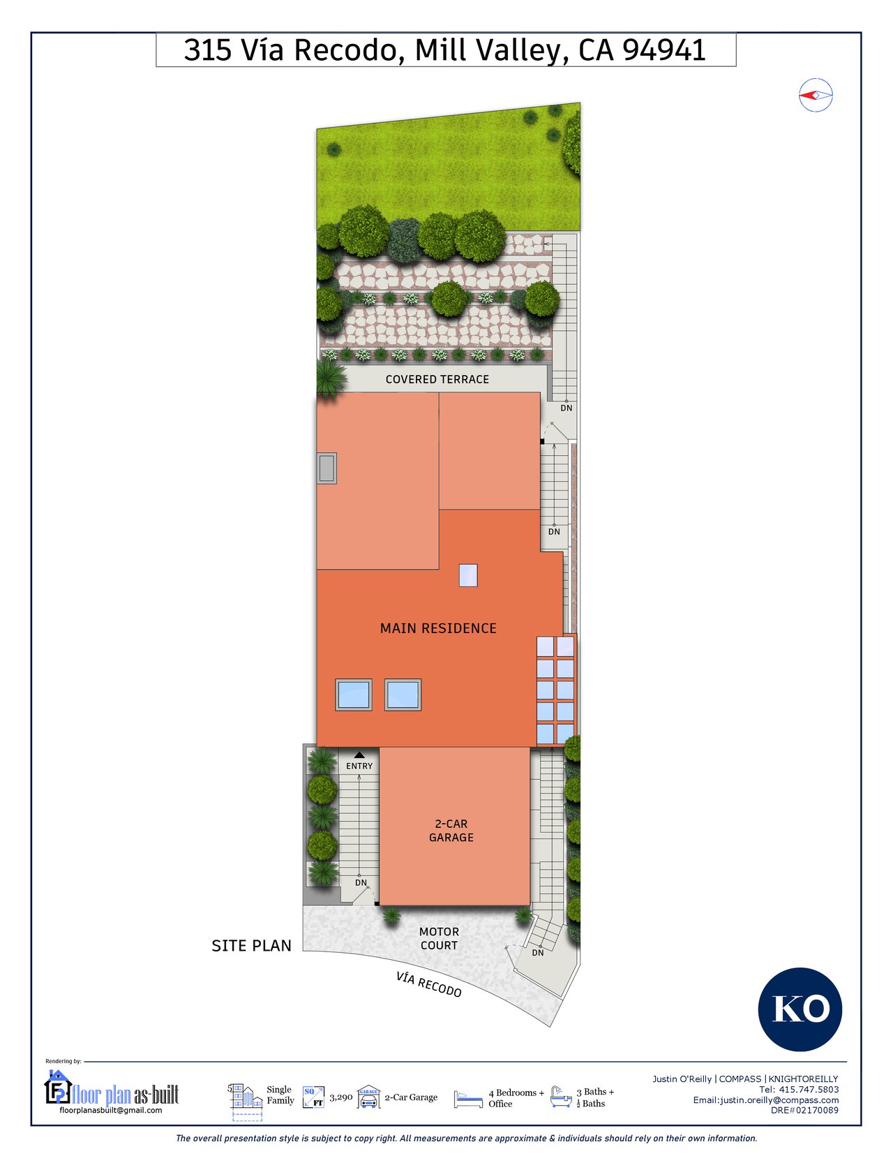 315 Via Recodo, Mill Valley *Represented Seller* Sold Off-Market