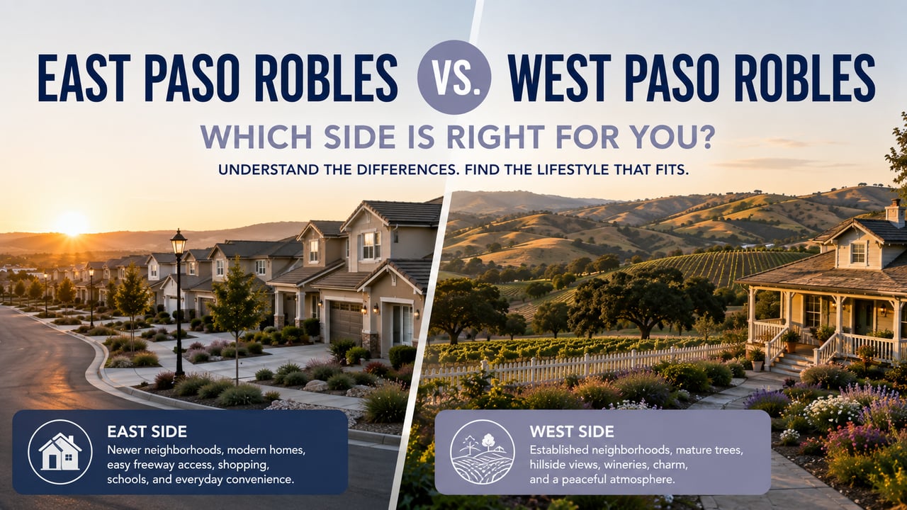 East Paso Robles vs. West Paso Robles: Which Side Is Right for You?