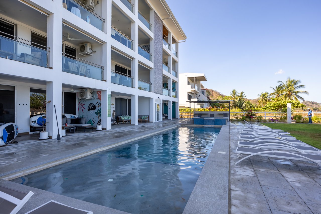 Golden Palms #4: Modern Beachfront Condo in Playa Potrero | 2 Bed, 2 Bath