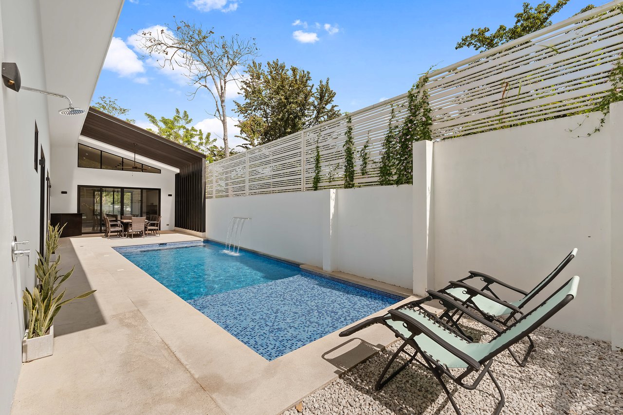 Casa Oasis | Modern 3 Bedroom Pool Home for Sale in Playa Grande, Guanacaste