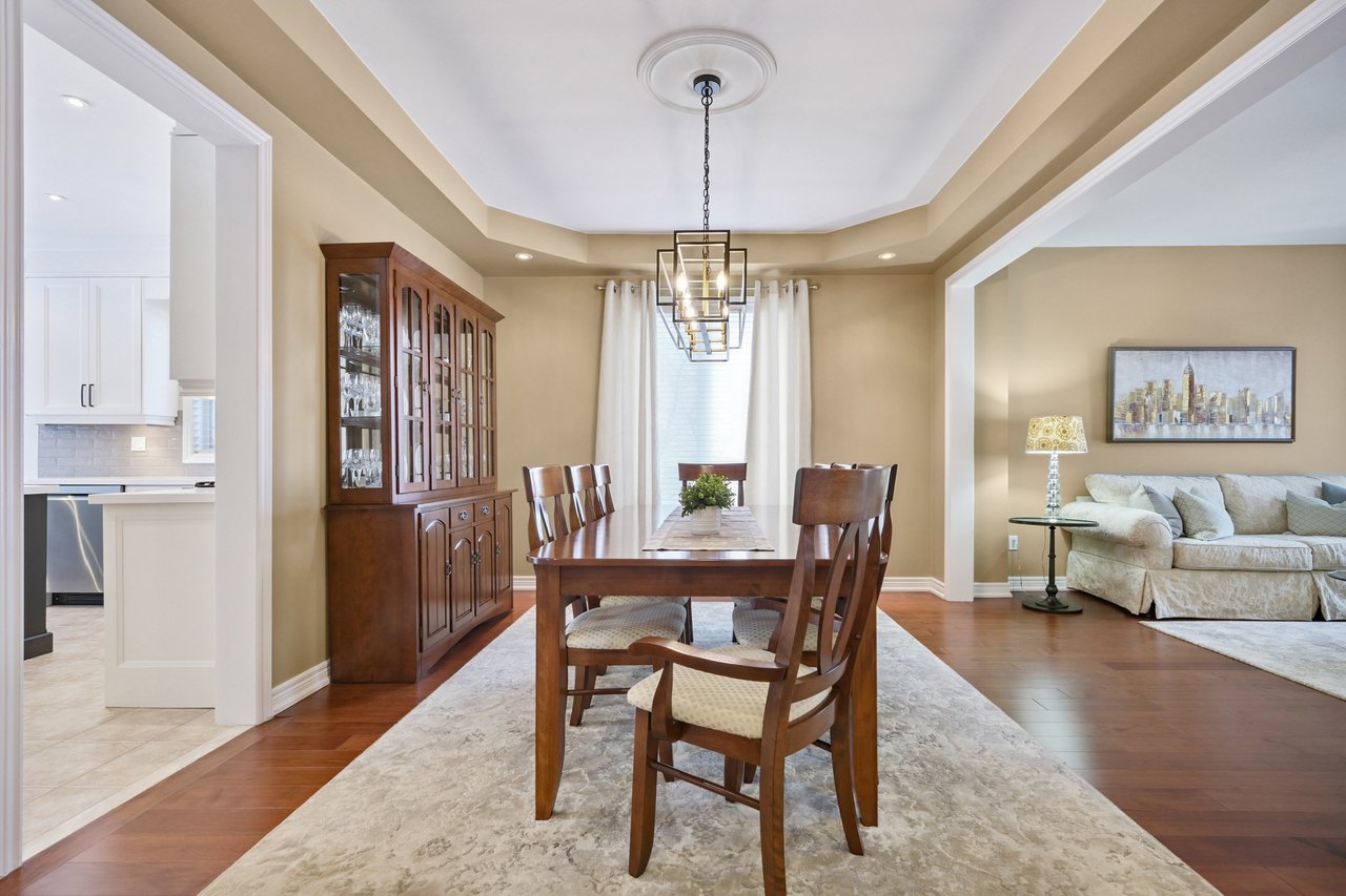 Resort-style yard backing onto lush ravine