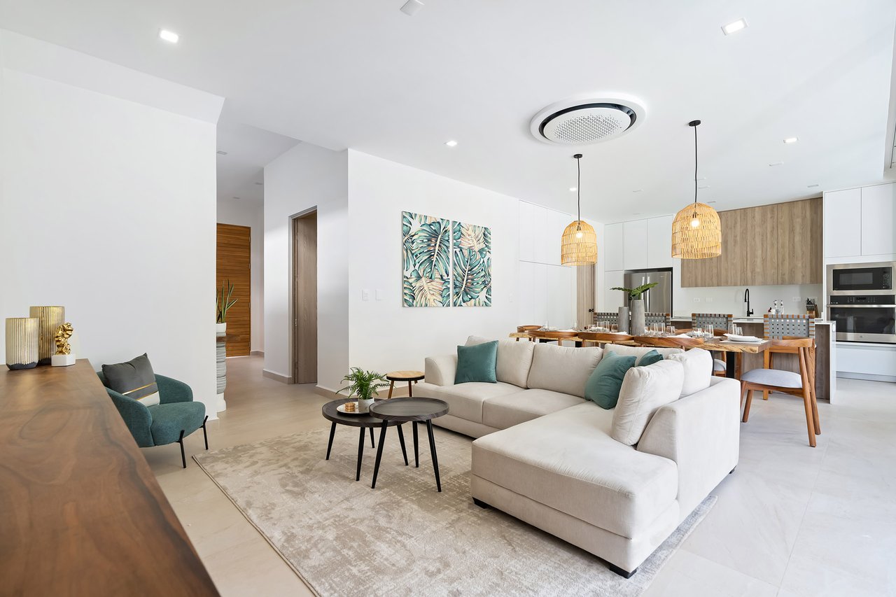 Villa Tropical Dawn | 4-Bedroom Modern Oasis in Bosques de Pinilla with Forest Views & Resort-Style Amenities